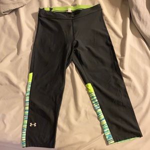 Under amour workout pants mid shin length